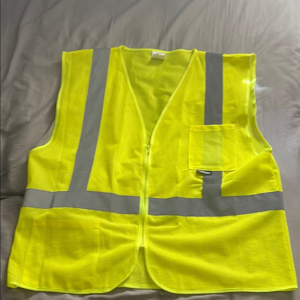 High-Visibility Safety Vest with Reflective Stripes